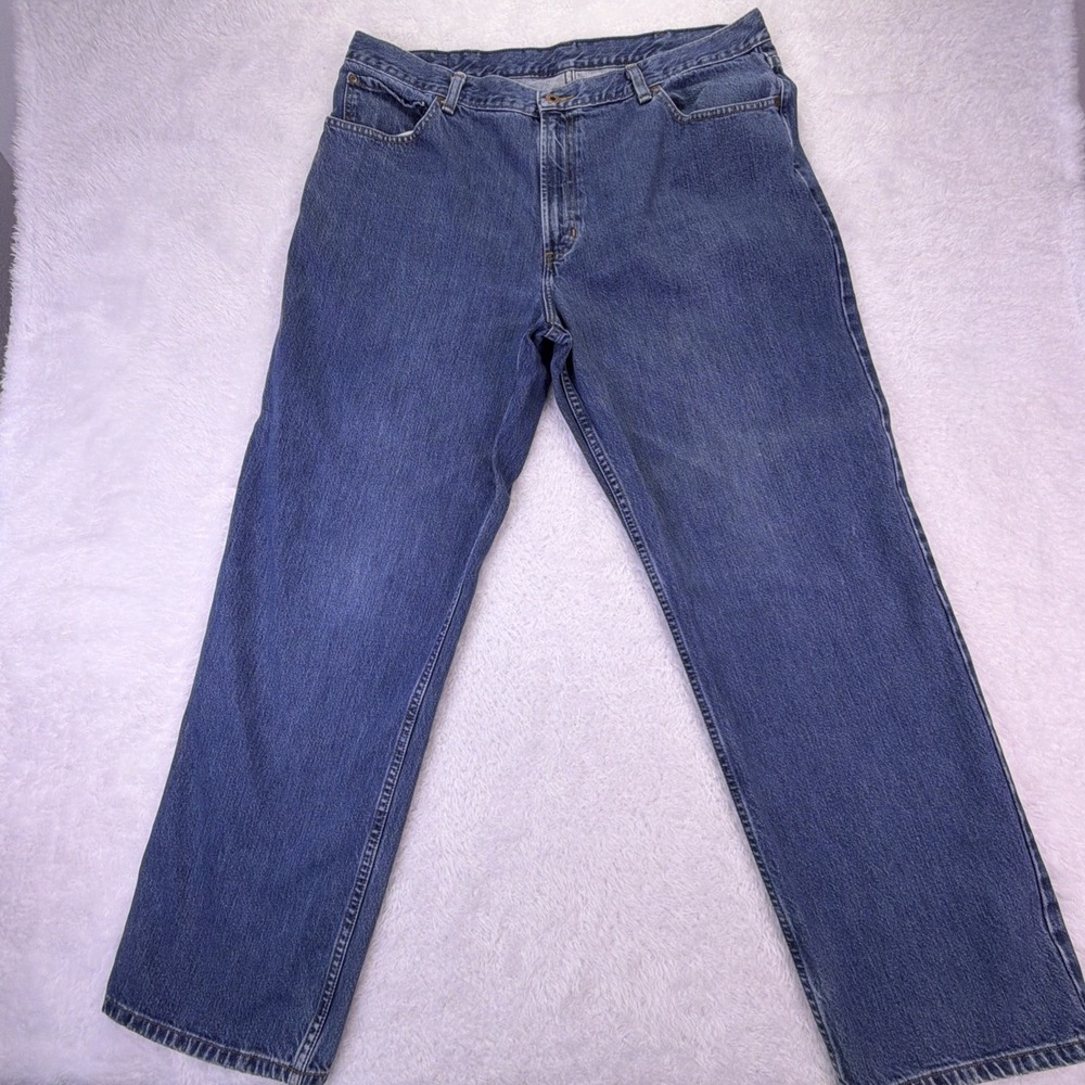 Vintage LL Bean Jeans Mens 40x32 (38x31) Classic Straight Dark Wash‎ 100% Cotton
